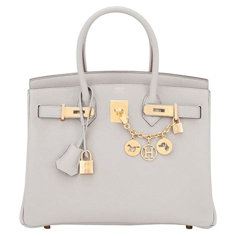 Hermes gris perle bags